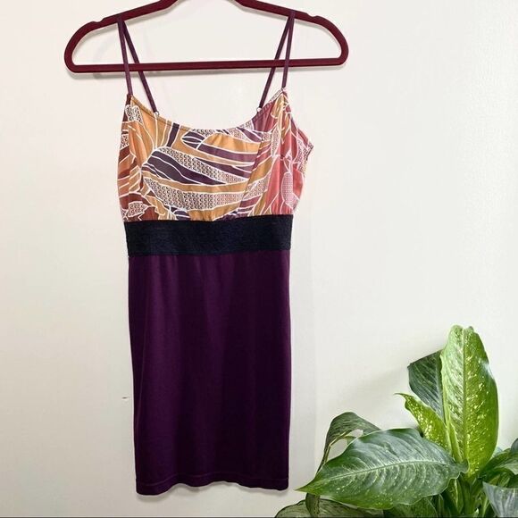 Free People retro patterned mini dress size small - Picture 1 of 8